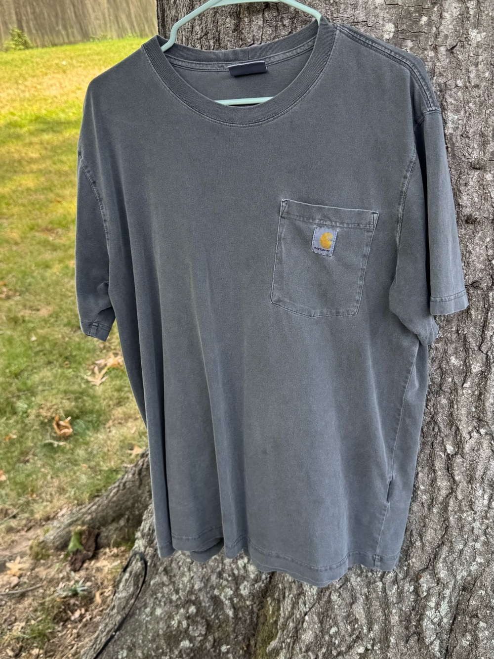 Carhartt Garment Dyed Men's Pocket Shirt Relaxed Fit Size Large - Picture 5 of 5